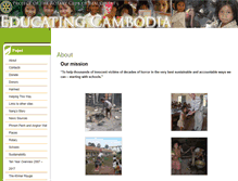 Tablet Screenshot of educatingcambodia.com